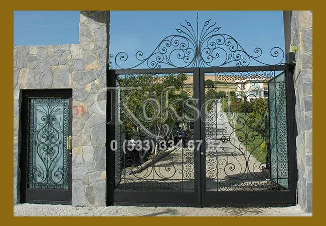 Ferforje Demir Villa Kapısı 1399