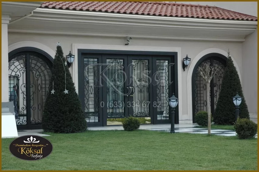 Demir Villa Kapısı Modelleri - Villa Kapı Örnekleri