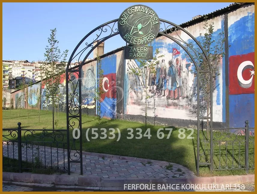 Ferforje Bahçe Korkulukları 358