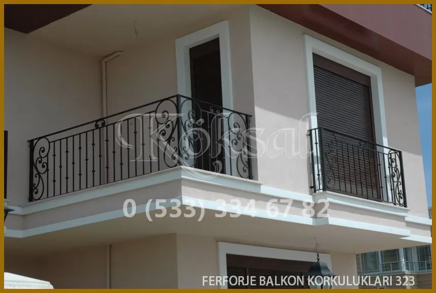 Ferforje Balkon Korkulukları 323