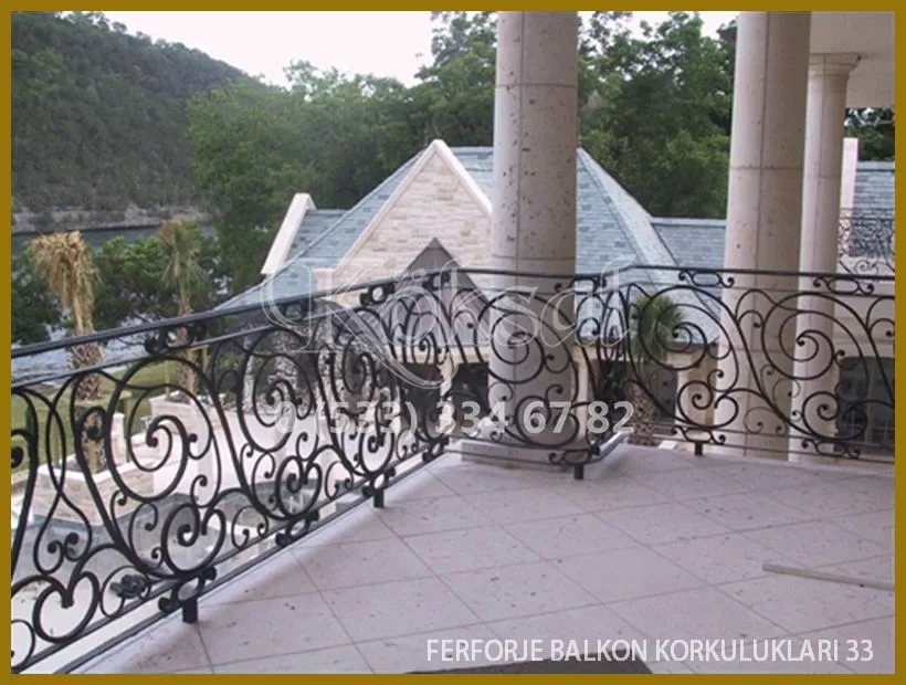 Ferforje Balkon Korkulukları 33
