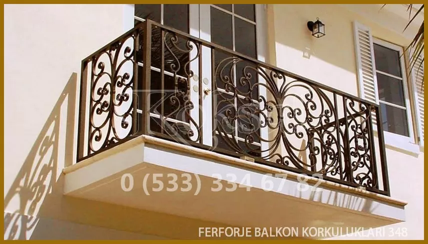 Ferforje Balkon Korkulukları 348