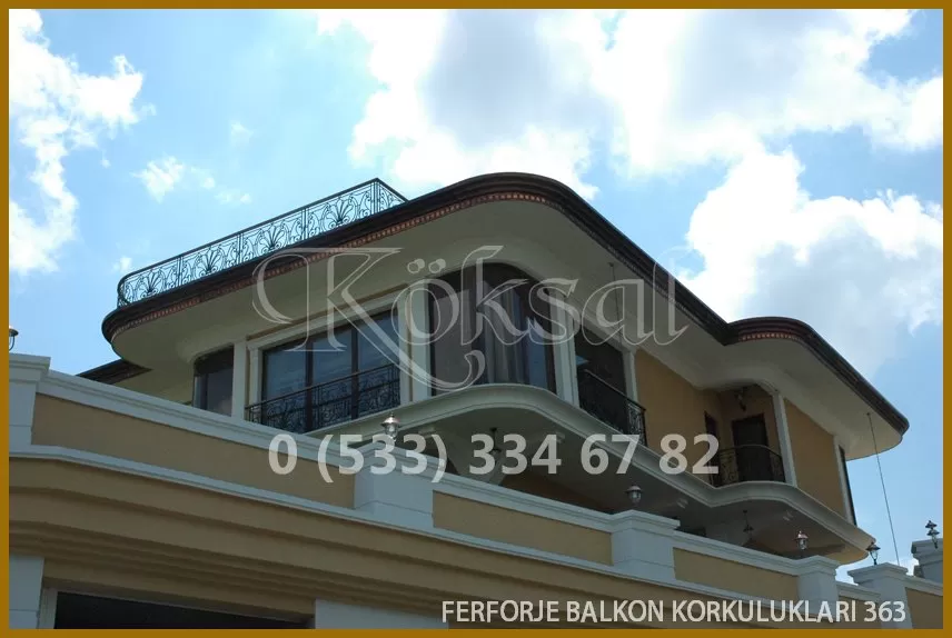 Ferforje Balkon Korkulukları 363