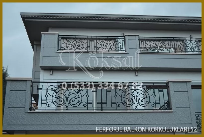 Ferforje Balkon Korkulukları 52