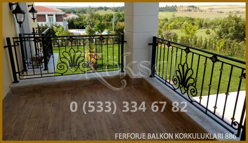 Ferforje Balkon Korkulukları 886