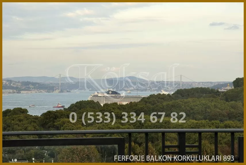 Ferforje Balkon Korkulukları 893