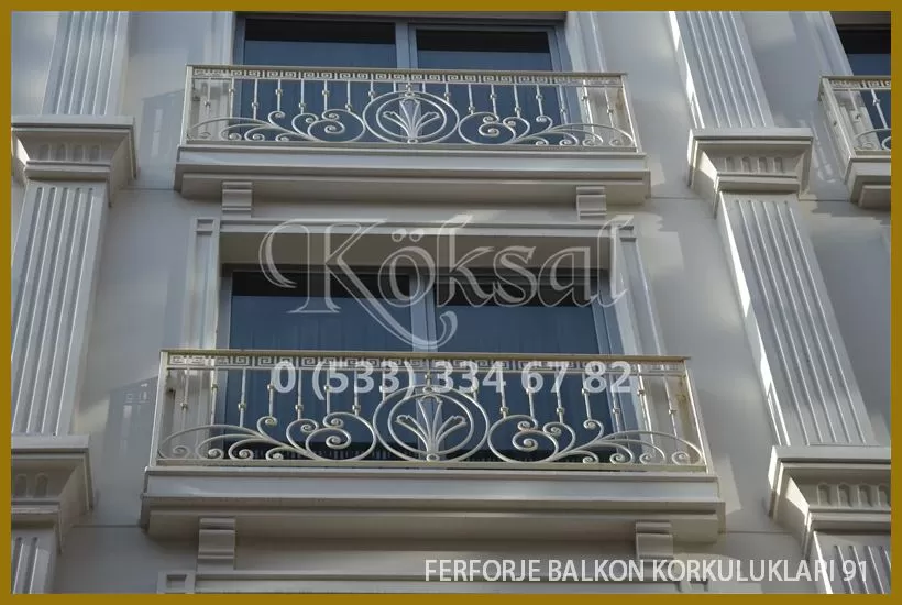 Ferforje Balkon Korkulukları 91