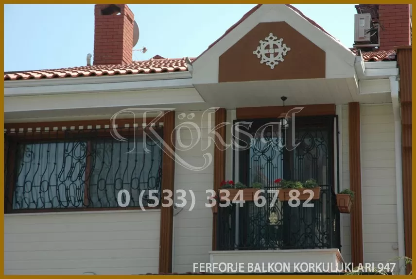 Ferforje Balkon Korkulukları 947