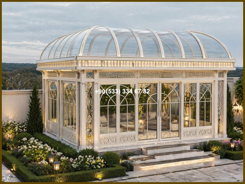 KIŞ BAHÇESİ-GAZEBO-FERFORJE KIŞ BAHÇESİ-KAMELYA olc19288