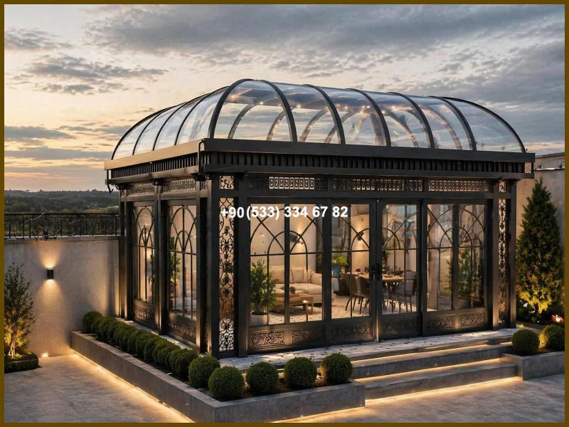 KIŞ BAHÇESİ-GAZEBO-FERFORJE KIŞ BAHÇESİ-KAMELYA olc19290