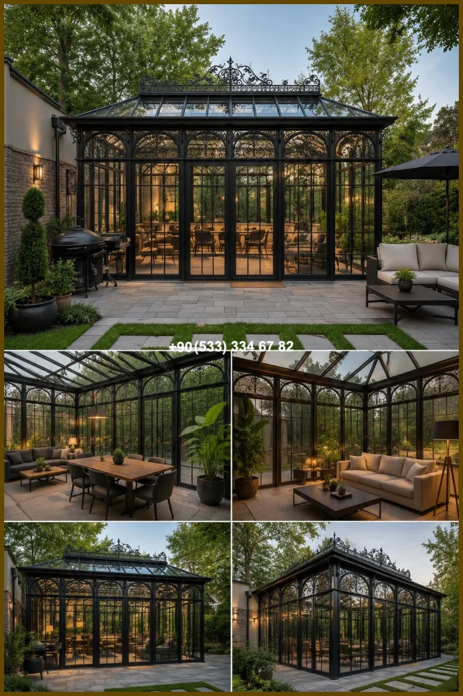 KIŞ BAHÇESİ-GAZEBO-FERFORJE KIŞ BAHÇESİ-KAMELYA olc19374