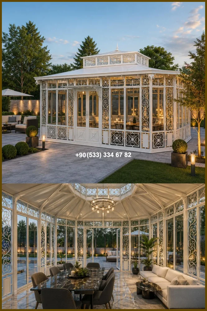 KIŞ BAHÇESİ-GAZEBO-FERFORJE KIŞ BAHÇESİ-KAMELYA olc19378