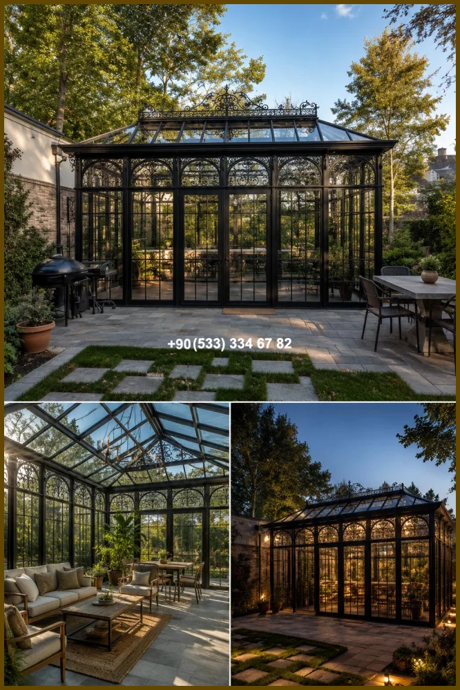 KIŞ BAHÇESİ-GAZEBO-FERFORJE KIŞ BAHÇESİ-KAMELYA olc19379