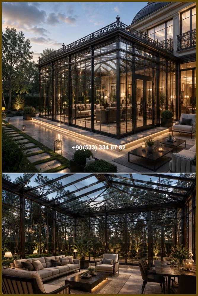 KIŞ BAHÇESİ-GAZEBO-FERFORJE KIŞ BAHÇESİ-KAMELYA olc19380