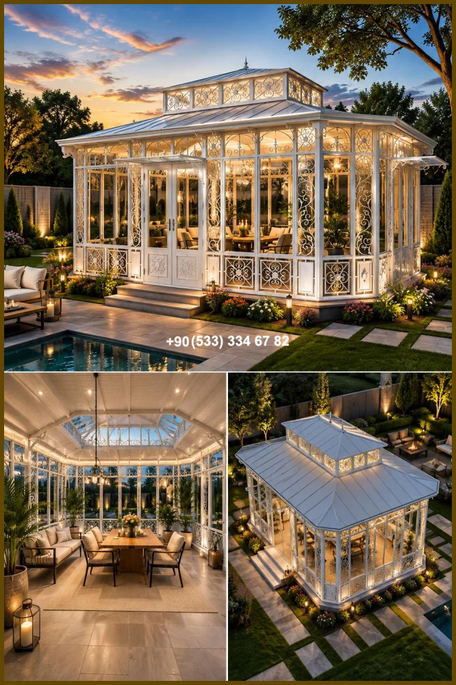 KIŞ BAHÇESİ-GAZEBO-FERFORJE KIŞ BAHÇESİ-KAMELYA olc19381