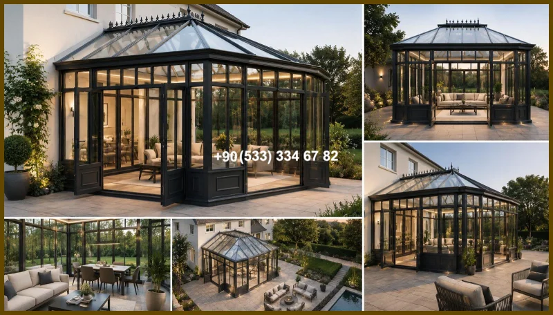 KIŞ BAHÇESİ-GAZEBO-FERFORJE KIŞ BAHÇESİ-KAMELYA olc19382