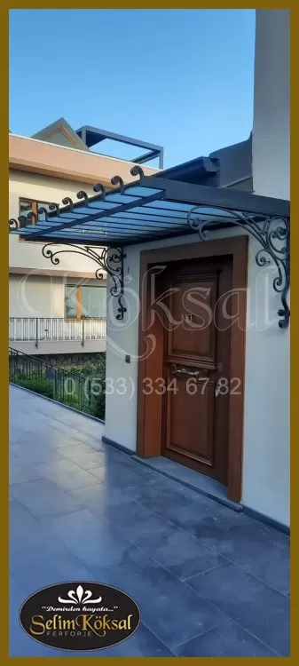 Klasik Ahşap Kaplama Villa Kapısı - Villa Kapıları