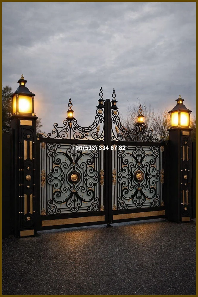 VİLLA KAPILARI-FERFORJE VİLLA KAPILAR-VİLLA GİRİŞ KAPILAR olc18965