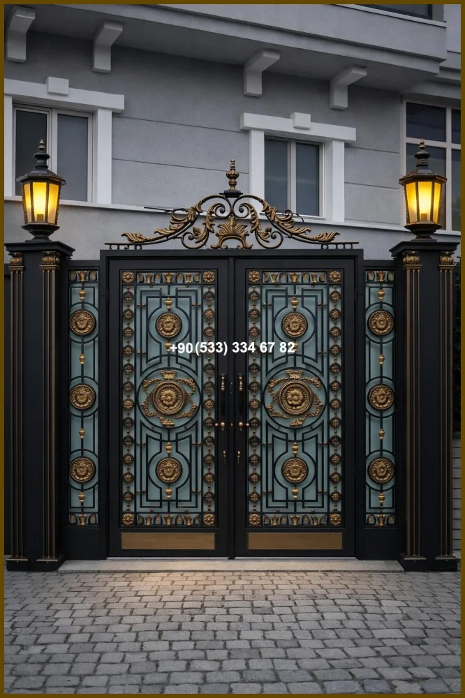 VİLLA KAPILARI-FERFORJE VİLLA KAPILAR-VİLLA GİRİŞ KAPILAR olc18974