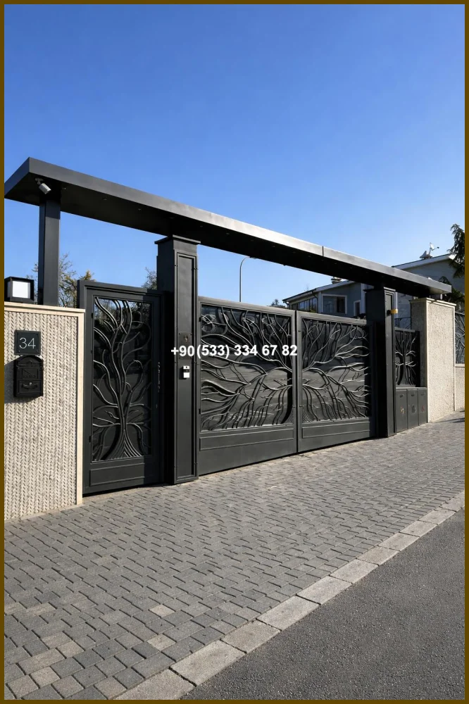 VİLLA KAPILARI-FERFORJE VİLLA KAPILAR-VİLLA GİRİŞ KAPILAR olc19266